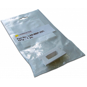 Modular insert for SC adapter for LAN-MB box, white
